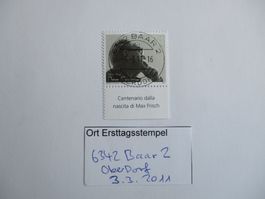 Voll Ort Ersttagsstempel 6342 Baar 2 Oberdorf