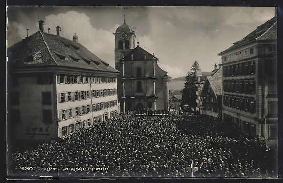 Cartes postales: Trogen, Versammlung der Landsgemeinde au – D'occasion à Berlin par bartko-reher