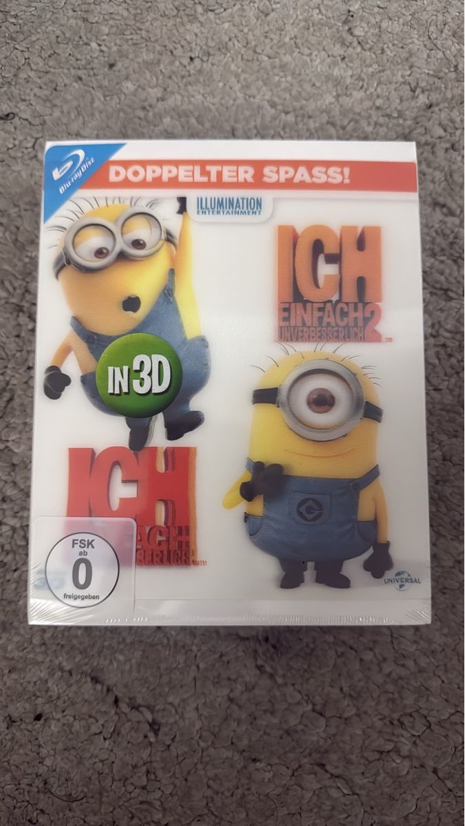 Alle DVDs: Ich Einfach Unverbesserlich 2 Blu-ray 3D – Neu und originalverpackt aus Herisau von Pat_Wi88