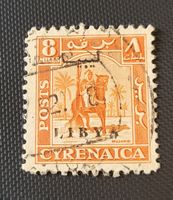 Libyen alte briefmarke
