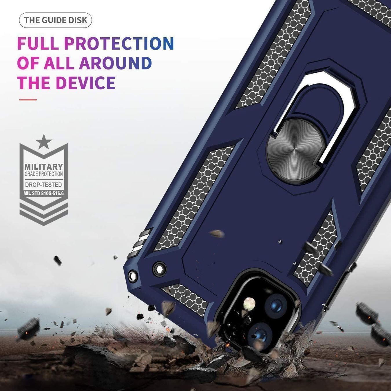 Cover & Protezioni schermo: iPhone 13 Hülle Etui Ring Case Magnet Cover TASCHE ROBUST – Nuovo e nell'imballaggio originale da Volketswil venduto da coverandmore 4
