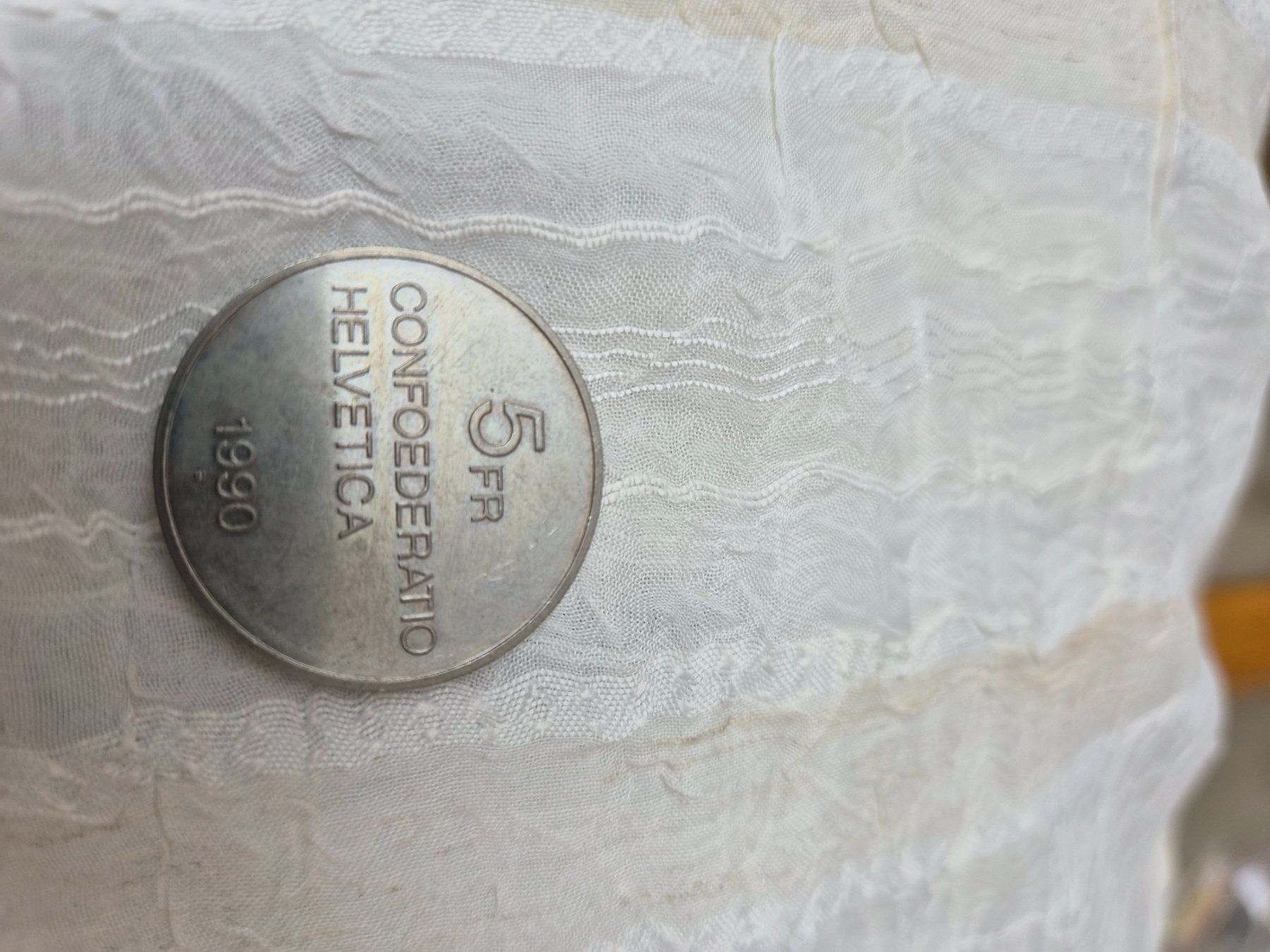 Tutti le monete: 5 Franken schweizer münze nr2 – Usato da Dietikon venduto da Eleda