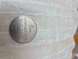 5 Franken schweizer münze nr2
