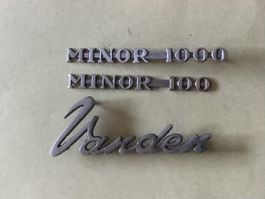 Morris Minor 1000, Vanden Plas Badge Set - Classic!