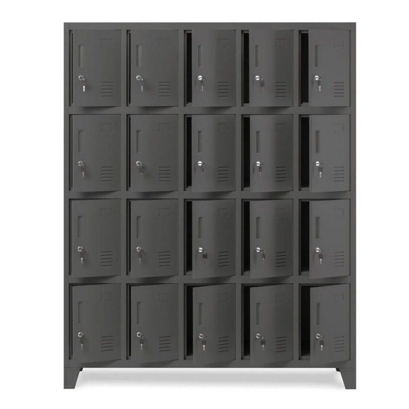 Schränke: Schliessfachschrank 20 Fächer - Spind - Anthrazit - Schrank – Neu und originalverpackt aus Wallenwil von toesstal-vertrieb 4