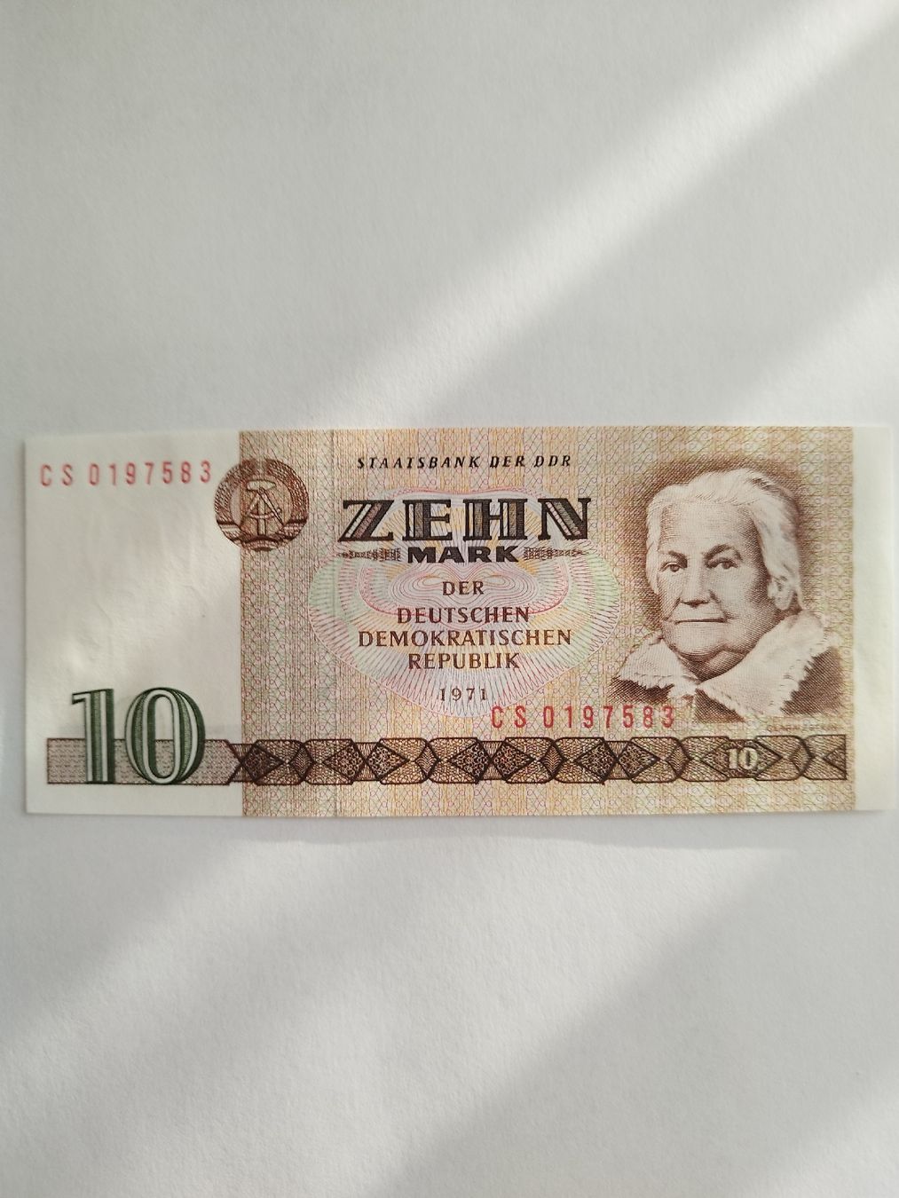 Banconote: DDR Geldschein 10 Mark 1971 – Usato da Walkringen venduto da ani_6bgd