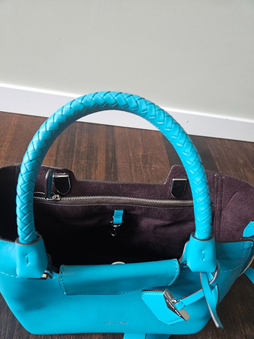Michael Kors Borse da donna: Michael Kors Blakely Leather Satchel – Usato da Rotkreuz venduto da cat.dra 9