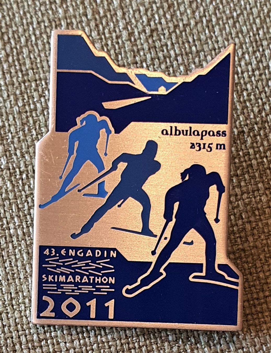 Medaglie: J982 - Engadin Skimarathon 2011 Albula – Usato da Reinach BL venduto da Boston-Verkauf