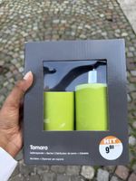 Tamara soap dispenser and tumbler set green new