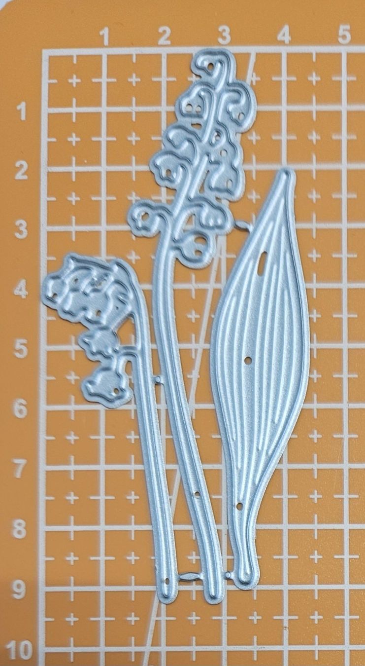 Schablonen: Stanzschablone Nr.18, Maiglöckchen (Sizzix geeignet) – Neu und originalverpackt aus Gretzenbach von Fliegepilz56 1