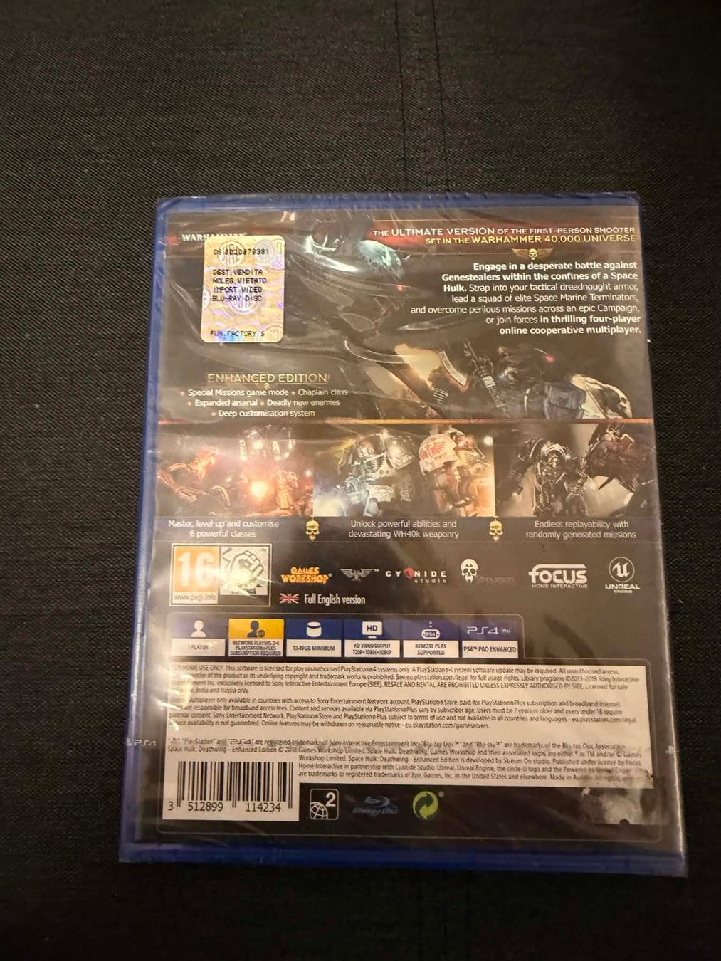 Sony Giochi: Space Hulk Deathwing Enhanced Edition Sony Playstation 4 NEW – Nuovo e nell'imballaggio originale da Giubiasco venduto da Ticinerd 1