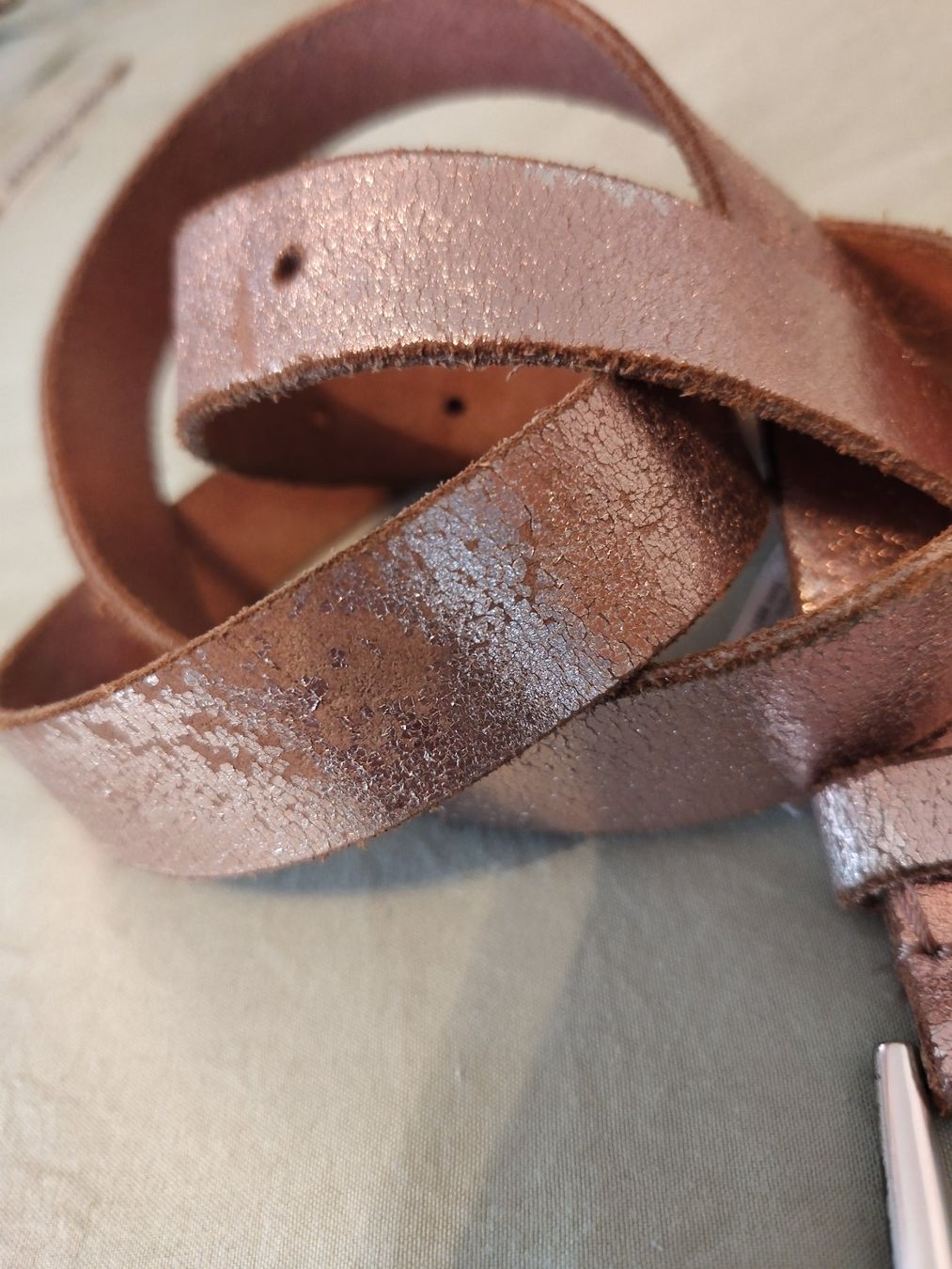 Esprit Cinture: Esprit Ledergürtel Rose-Gold, Gr. 100 – Usato da Mumpf venduto da Roxy_Piercing 1