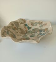 Keramik Schale Handarbeit 28cm Unikat Dekoschale Wabi-Sabi