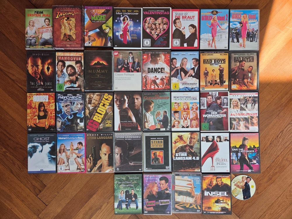 Sammlung mit 37 DVDs aus den 2000er (Gebraucht) in Derendingen für CHF ...