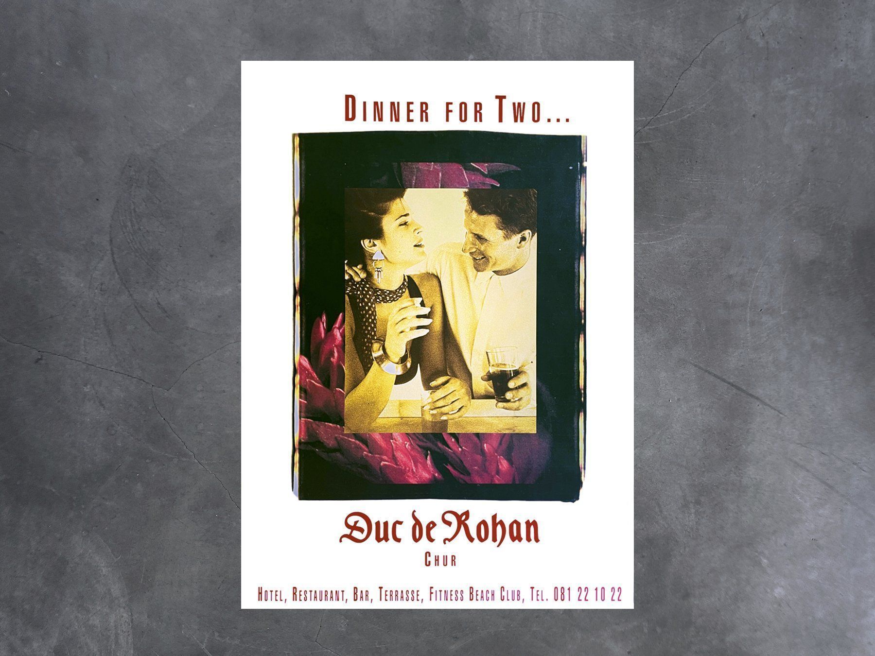 Poster & Bilder: Plakat «Duc de Rohan Chur» – Neu (gemäss Beschreibung) aus Chur von design-of-time
