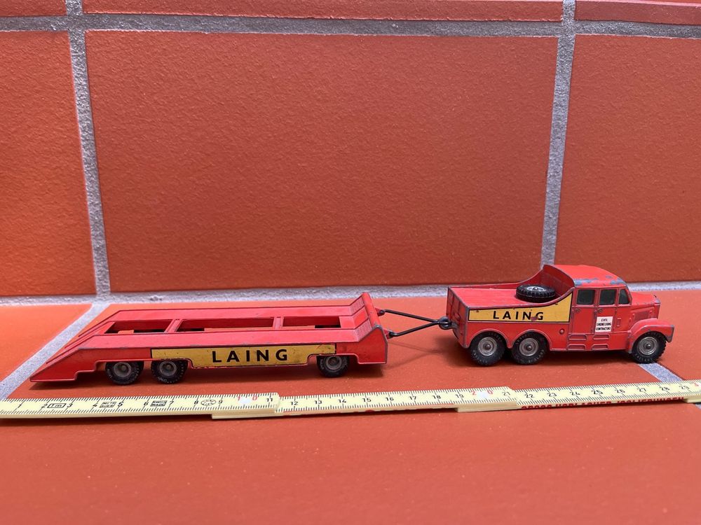 Matchbox Super Kings Lesney Scammell Contractor Pipe-Truck K10 In Essen - Foto 3