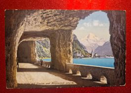 Axenstrasse mit Flüelen 1912