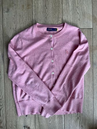 Damen Strickjacke Polo Ralph Lauren Grösse L rosa