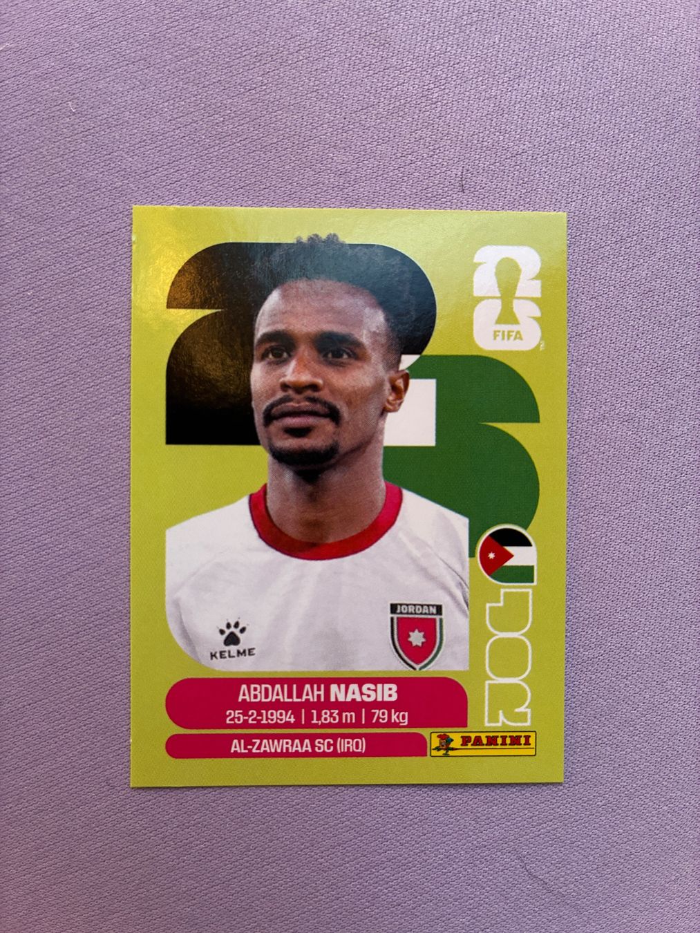 Panini Carte collezionabili: FIFA WC 2026 Abdallah Nasib JOR 6 Sticker – Nuovo (secondo la descrizione) da Boll venduto da valoune01