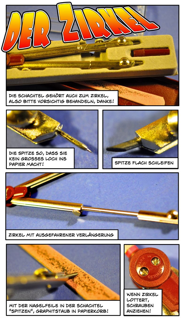 Zirkel: Zirkel Rotring Convex mit Schachtel – Gebraucht aus Rütihof von Bashful 5