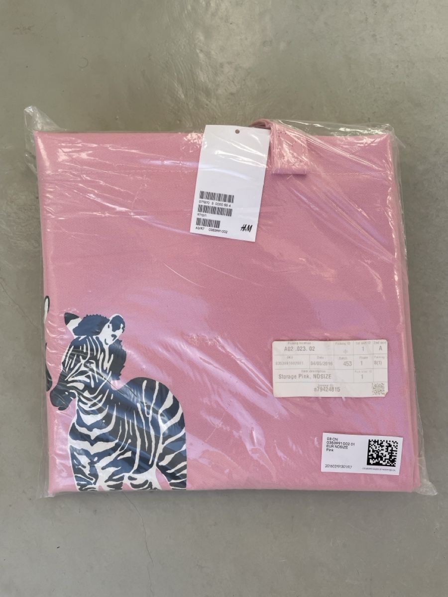H&M Wäschekörbe: H&M Wäschekorb Rosa Zebra Neu – Neu und originalverpackt aus Zürich von sarah_5