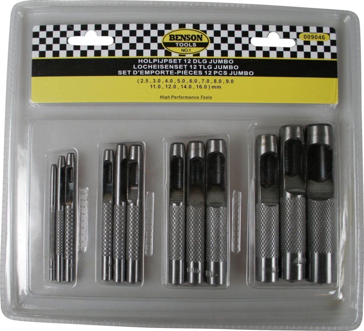 Tutti gli attrezzi: 12teil. Locheisen / Stanzer Set 2-16mm – Nuovo e nell'imballaggio originale da St. Gallen venduto da schnaeppchen-preise