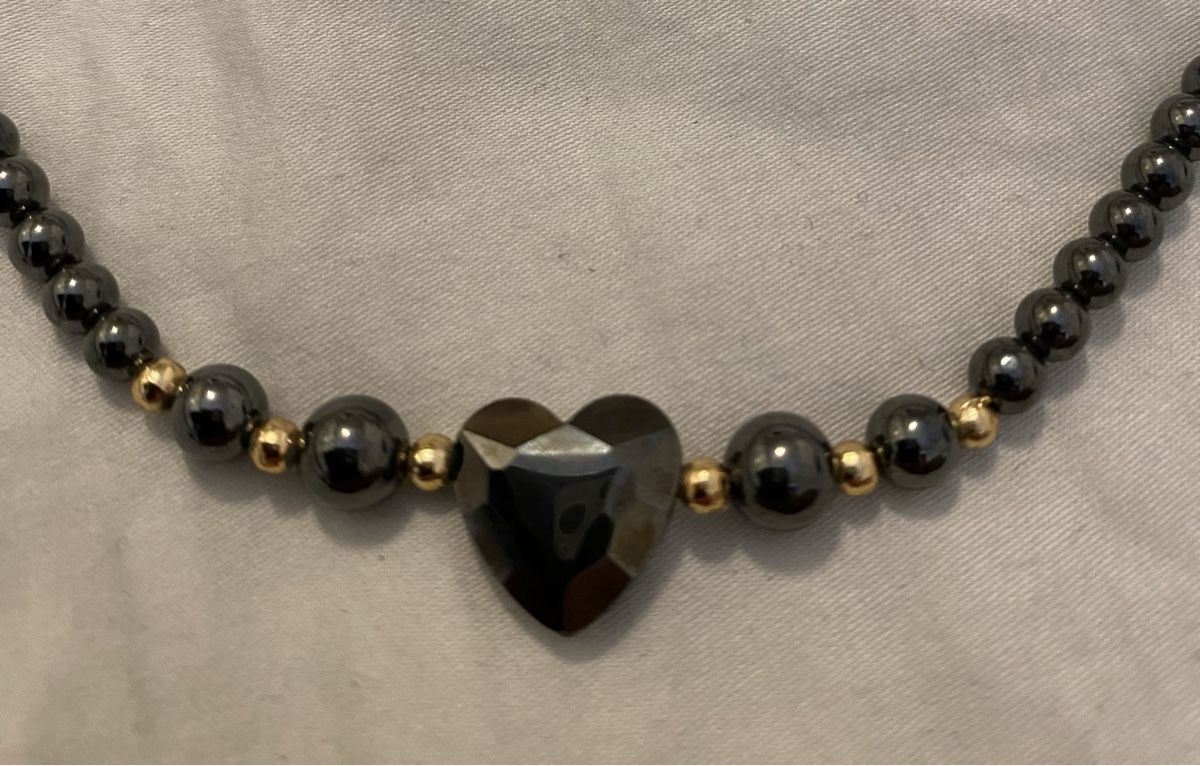 Catenine: Echte Hematite perlen Kette – Usato da Pfungen venduto da Sheki56 1