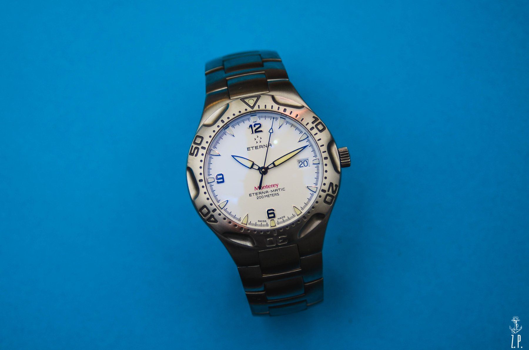 Eterna Orologi: Eterna Monterey Automatic White Dial Selten Model - 200m – Usato da Boswil venduto da ZPwatches 1