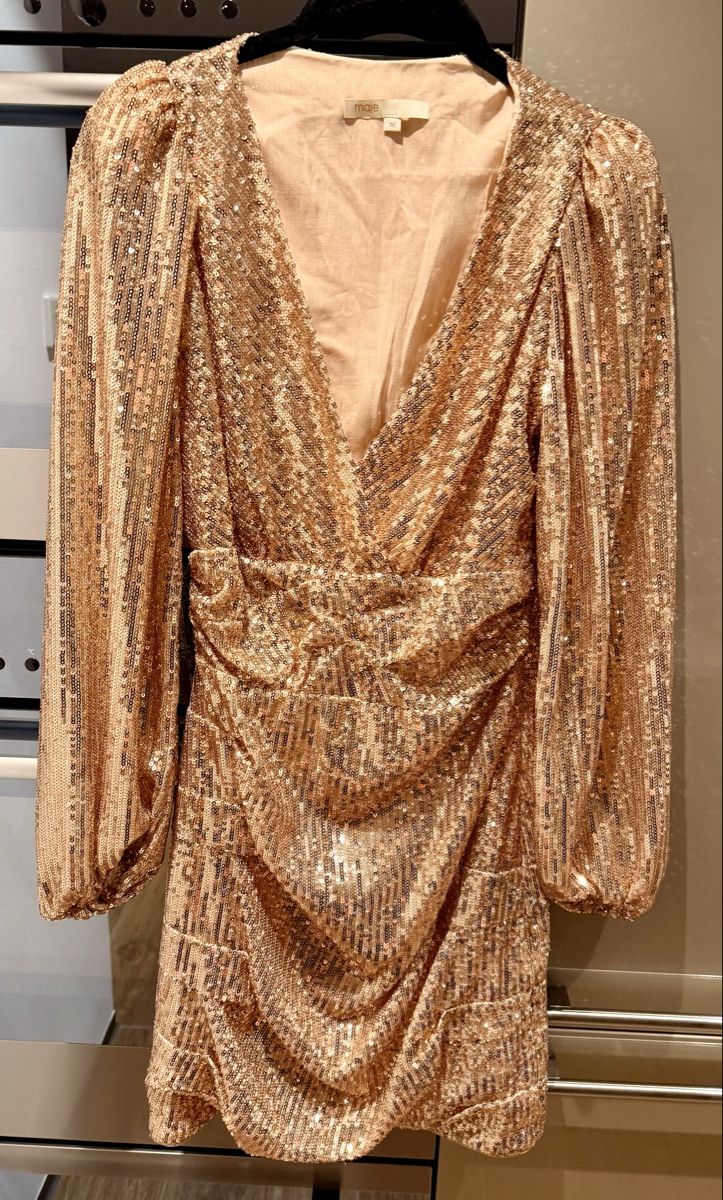 Maje Vestiti: Maje Kleid Roségold – Nuovo (secondo la descrizione) da Fällanden venduto da Pilli91 3