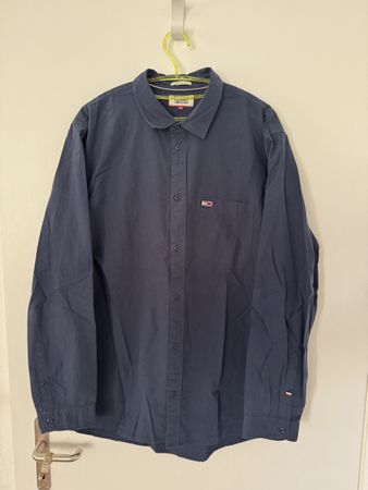 Tommy Hilfiger Herren Hemd Dunkelblau, Gr. XL , wie neue!