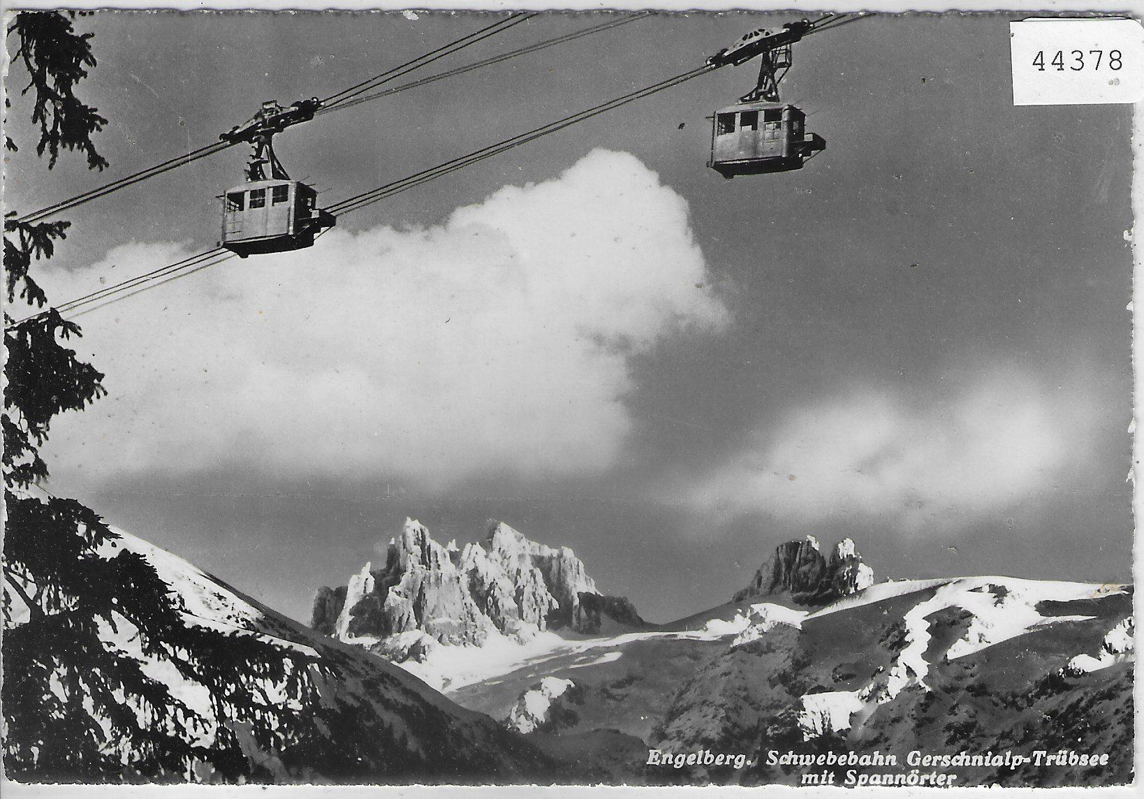 Cartoline postali: Engelberg - Schwebebahn Gerschnialp-Trübsee – Usato da Ettingen venduto da Kartenplanet