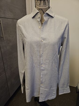 Hemd JOOP Slim Fit Grösse 40 gemustert 100% Baumwolle