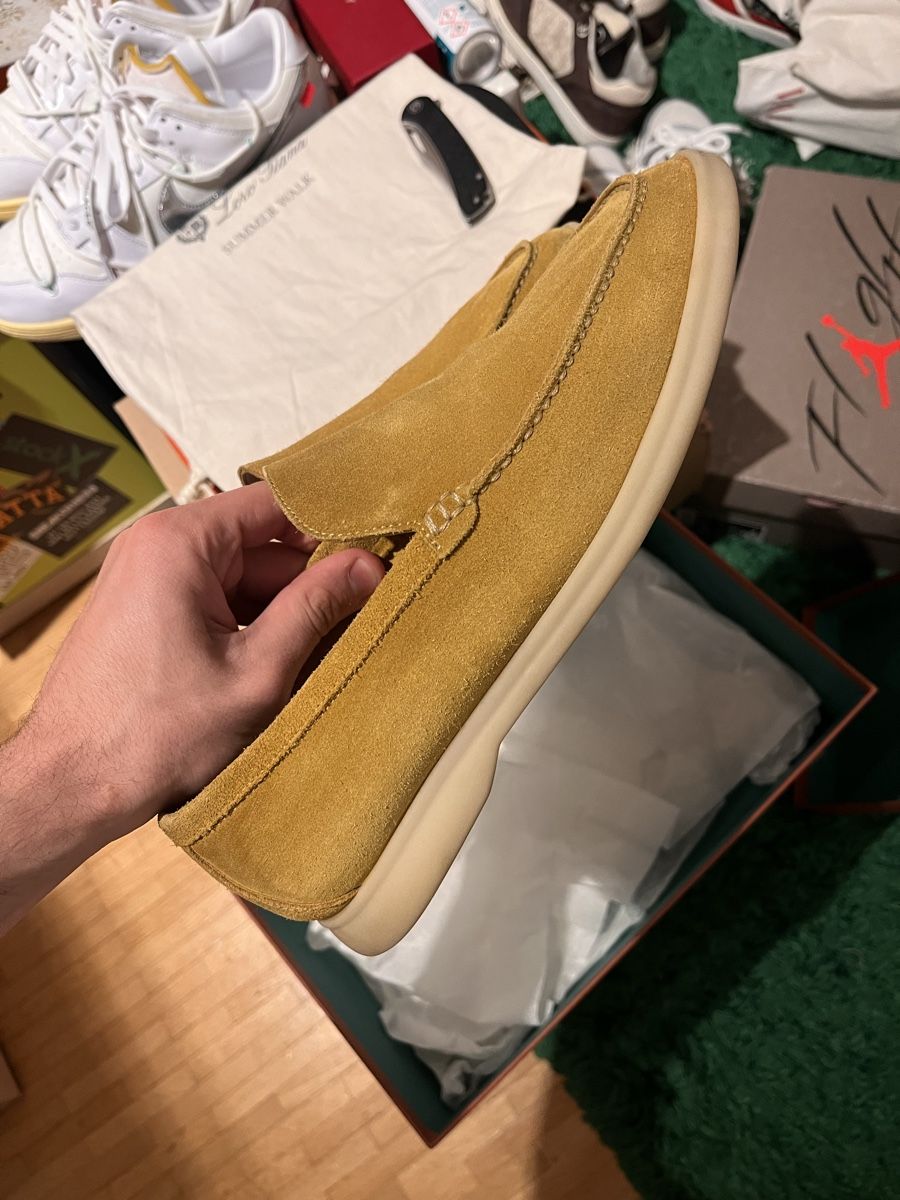 Loro Piana Scarpe da uomo: Loro Piana Summer Walk Mustard – Usato da Genève venduto da 3M_JR 3
