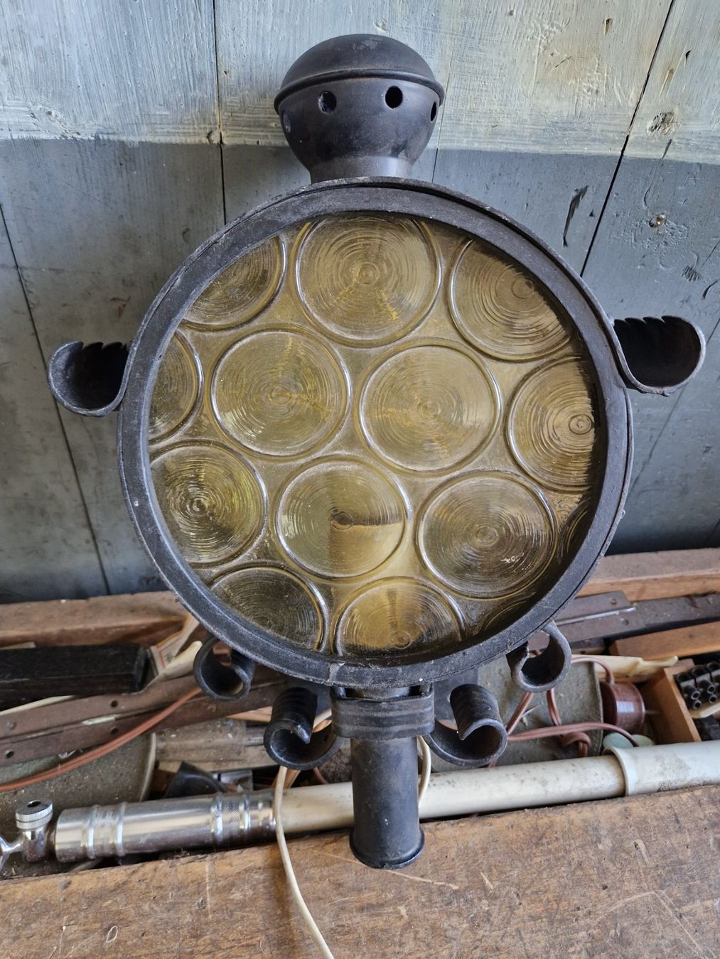 Lampade: Antica lanterna da parete – Usato da sementina venduto da patrol01 5