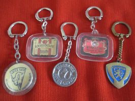 5 x Schlüsselanhänger Peugeot, Kaffee, Getränke