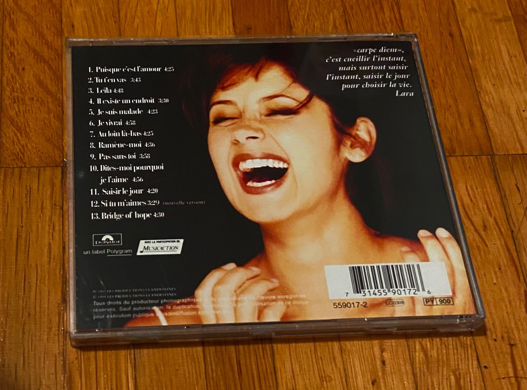 CDs: Lara Fabian CD carpe diem – D'occasion à Luzern par Lycka 1