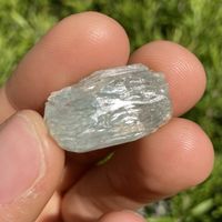 natürlich geätzter Aquamarin Kristall, 36 Karat, Kambodscha