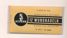 ACUFIRM 12 Wundnadeln, chirurgische Nadeln, neuwertig
