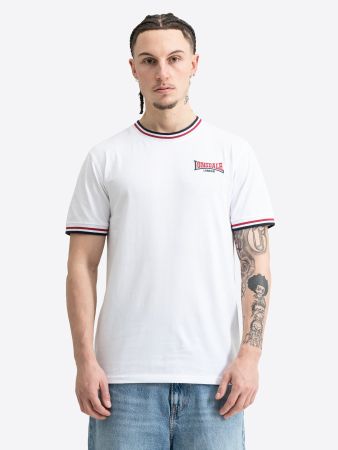 Lonsdale Quin T-Shirt - Weiss & Sand XL