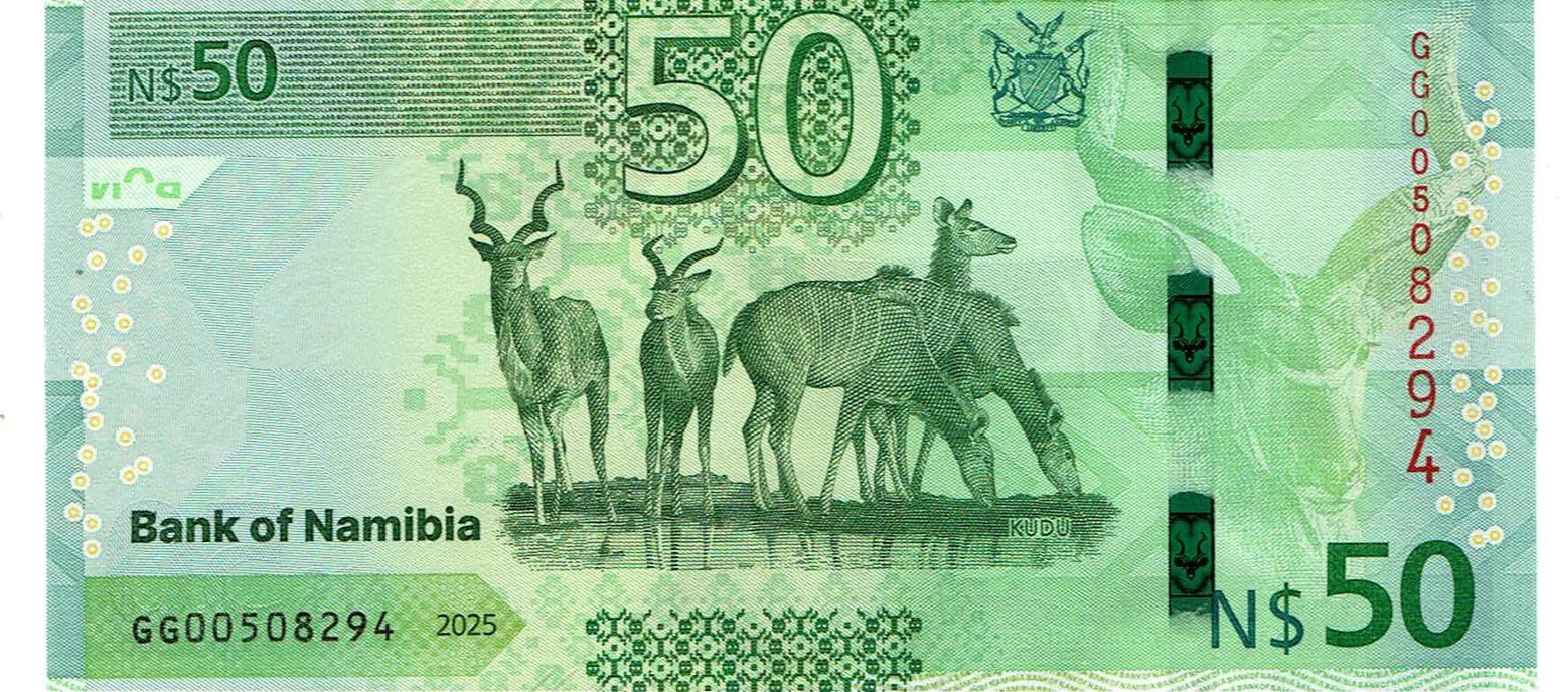 Banconote: Namibia 50 Dollar P-22 New Design UNZ – Nuovo (secondo la descrizione) da Steffisburg venduto da ber_8htf 1