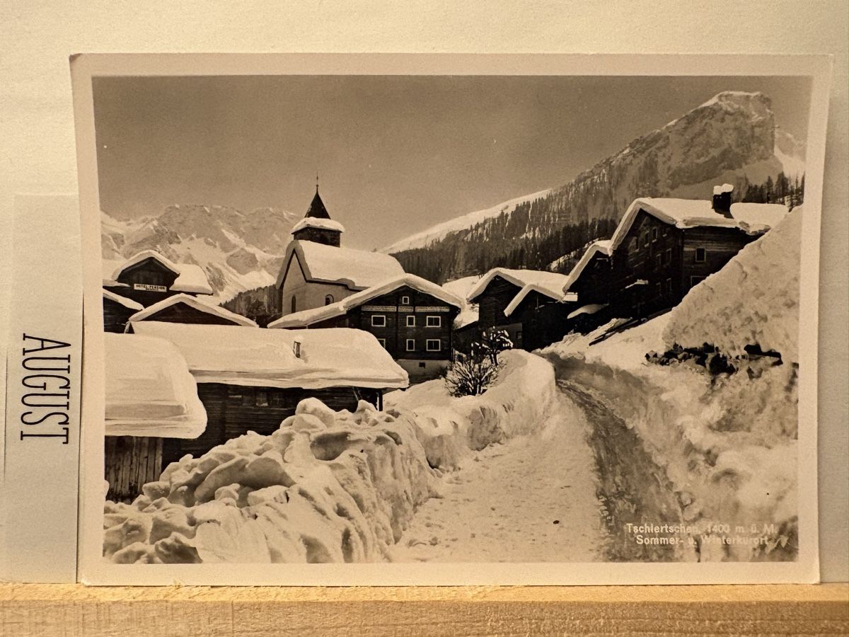 Cartoline postali: AK von Tschiertschen – Usato da Rümlang venduto da Brieftaube1