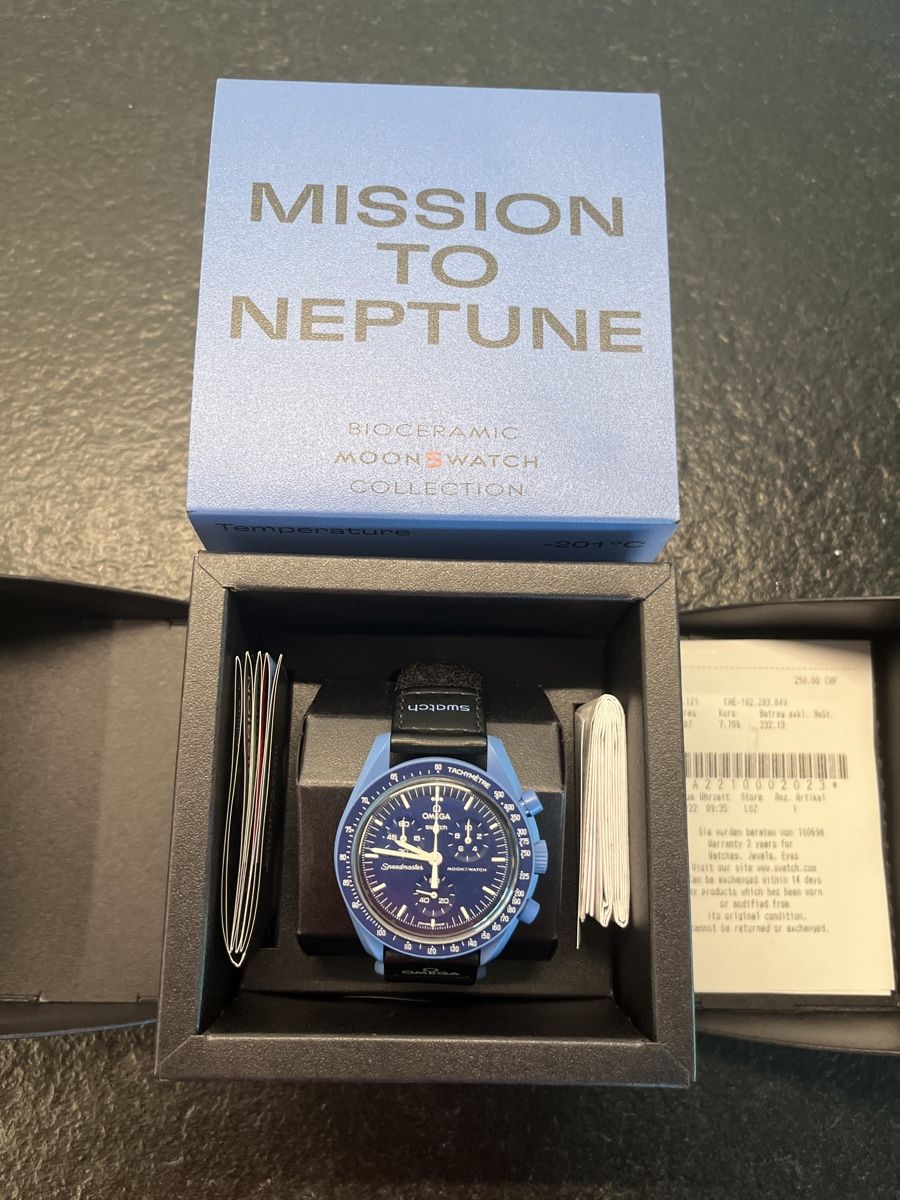 Swatch Uhren: Swatch Mission to Neptune – Neu (gemäss Beschreibung) aus Oberwil BL von