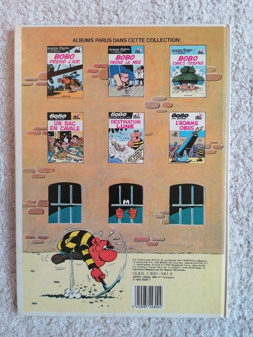 Comics: Bobo - La Prison Dorée EO – Gebraucht aus Bougy-Villars von Vogue 1