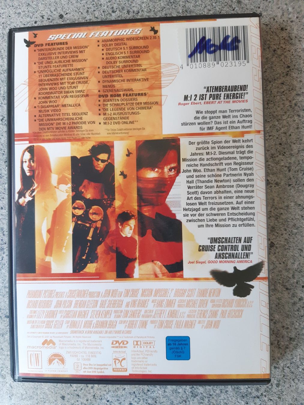 Tutti i DVDs: Mission Impossible 2 – Usato da Domat-Ems venduto da nugipuff 1