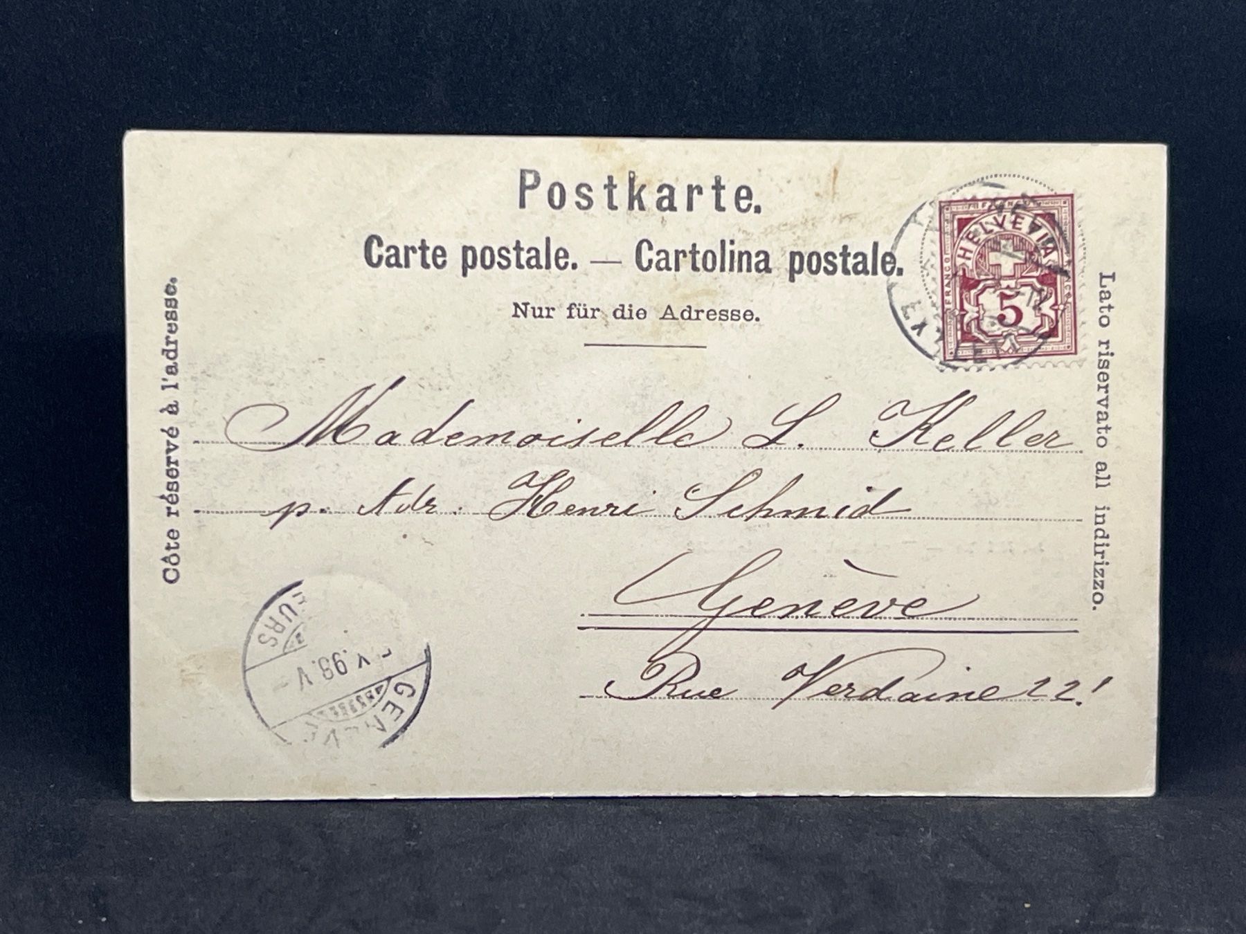 Cartes postales: Morges et le Mont-Blanc – D'occasion à Widnau par Brusi9 1