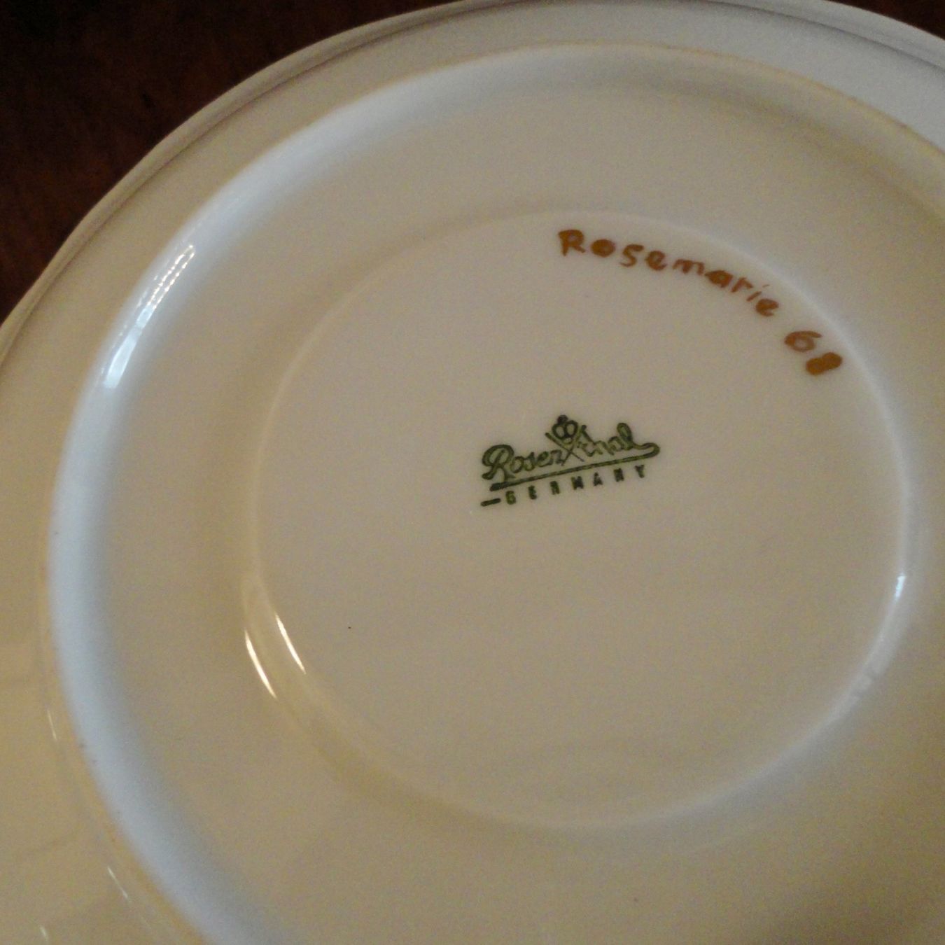 Rosenthal Tassen: Kaffee/Tee Gedeck Set (Rosenthal -Sanssouci) – Gebraucht aus Wädenswil von LIS11 5