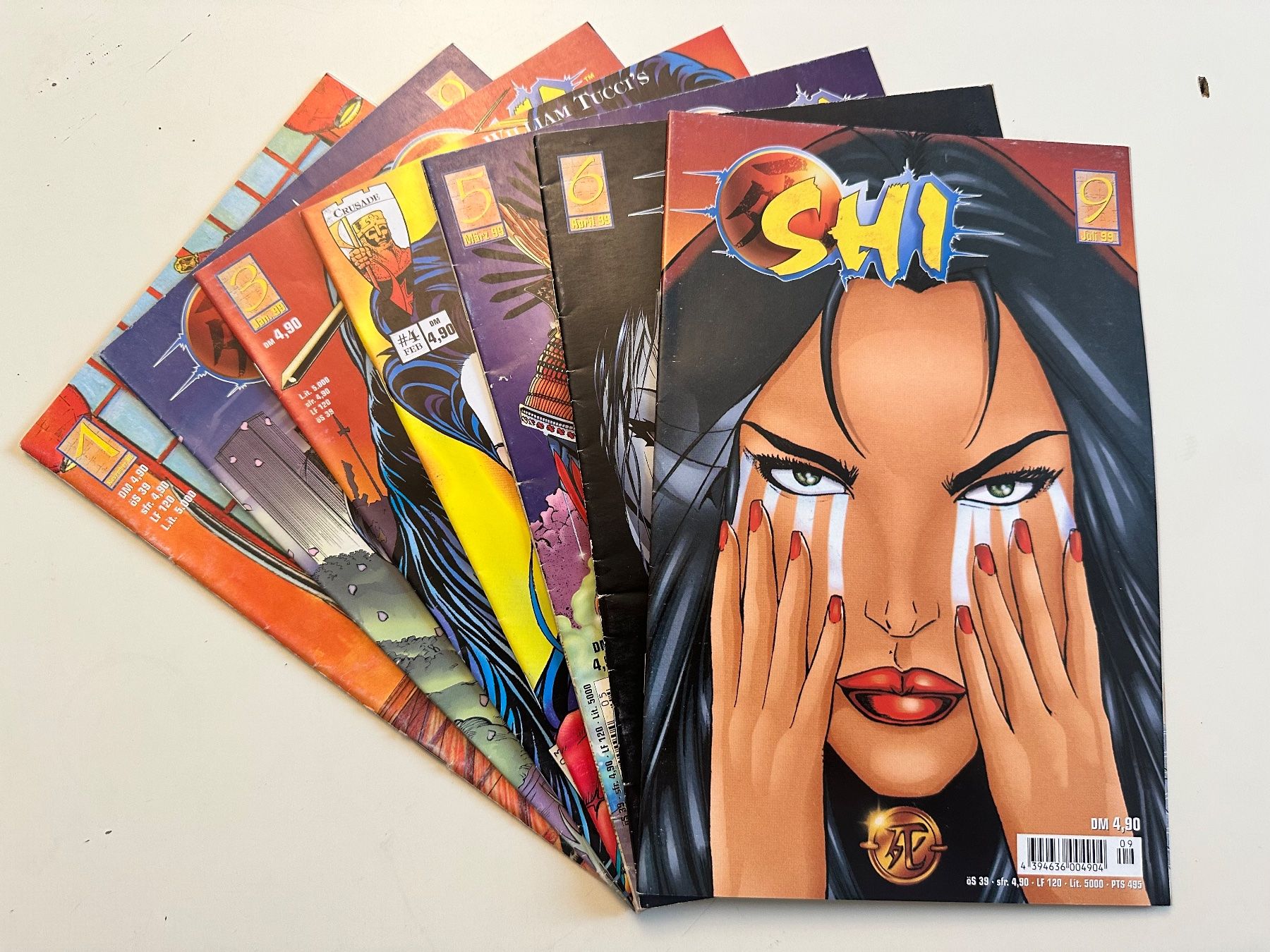 Fumetti: 7ner LOT SHI Band 1 - 6, 9 - INFINITY – Usato da Münsingen venduto da Ganjam 4
