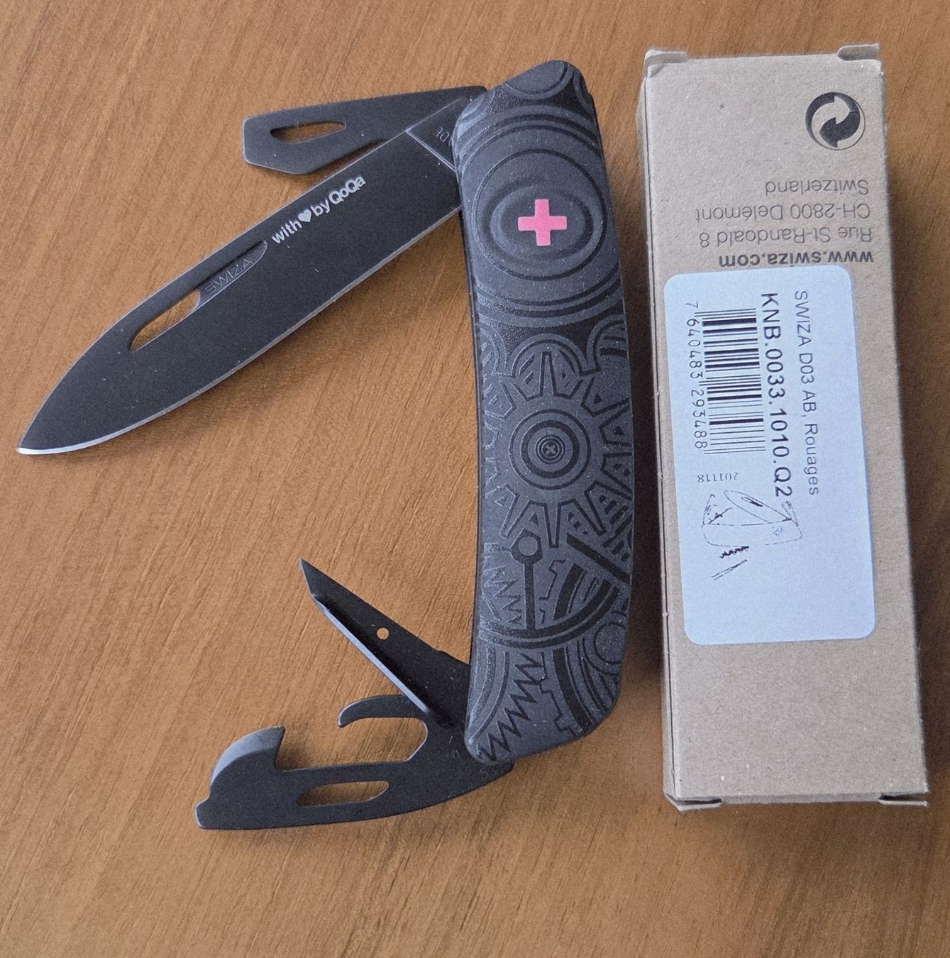 Swiza Coltelli tascabile: Swiza D03 AB Rouage Limited Edition – Nuovo e nell'imballaggio originale da Biel/Bienne venduto da Limite15