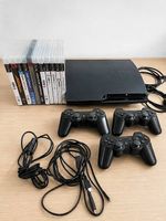 Sony Playstation 3 Slim/ 3 Sony Controller/ 10 Spiele 