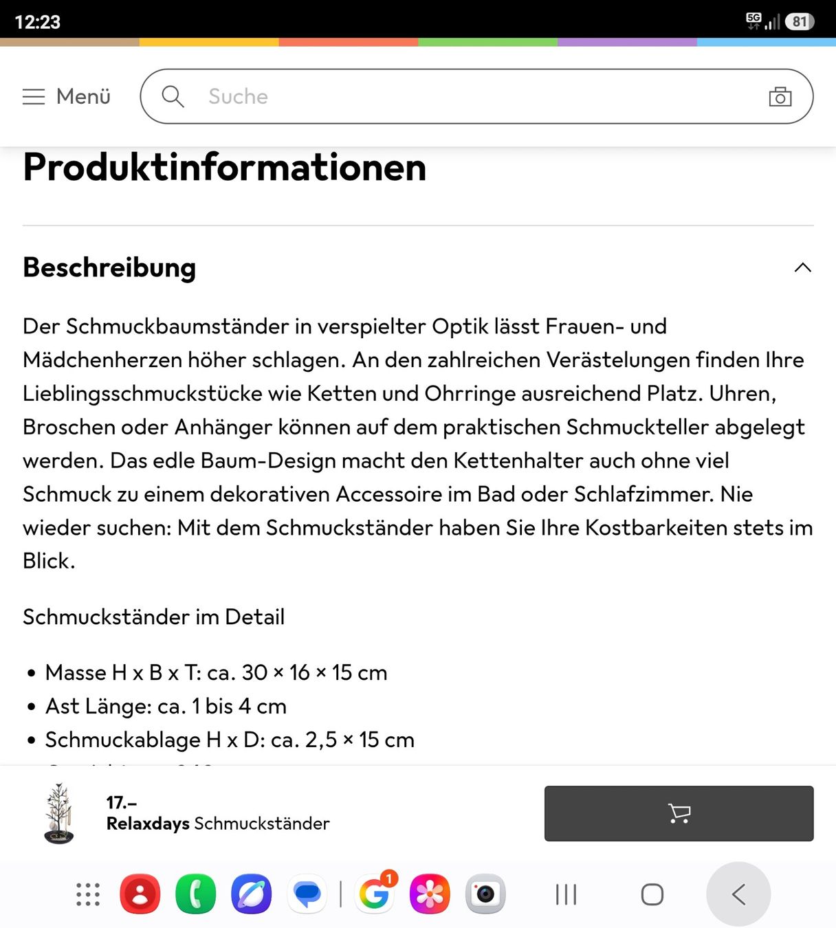Portagioie: Schmuckständer Metall – Nuovo e nell'imballaggio originale da Wikon venduto da Speedy_li 2